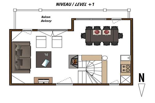 St Marcel - Saint-Martin-de-Belleville - 5 rooms - CHALET NUBUCK - photo de la résidence N°09