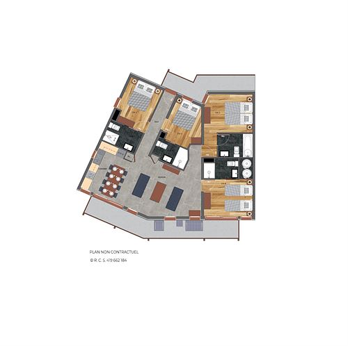 Centre - Saint-Martin-de-Belleville - 5 pièces - TROLLES - photo du bien N°06